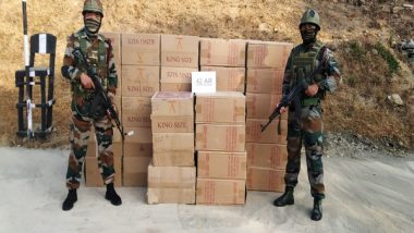 Mizoram: Assam Rifles Recovers Foreign-Origin Cigarettes Worth Rs 97.5 Lakhs From Champhai