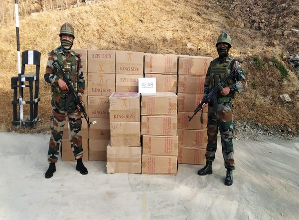 Mizoram: Assam Rifles Recovers Foreign-Origin Cigarettes Worth Rs 97.5 Lakhs From Champhai