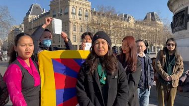 World News | France: Students for Free Tibet Mark 110th Anniversary of Proclamation of Tibetan Independence Day