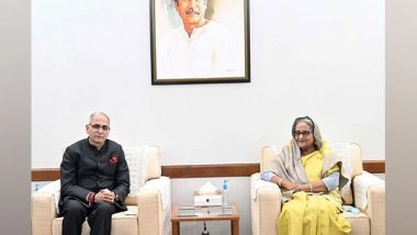 World News | Foreign Secy Vinay Kwatra Meets Bangladesh PM Sheikh Hasina, Reaffirms India's Support for Economic Partnership