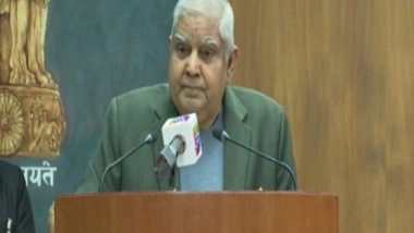 India News | Need to Counter Doctored Narratives to Run Down India's Growth Story: Vice President Dhankhar