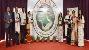 India News | Arunachal: First Lady Neelam Mishra Launches 'Eri Silk' Logo