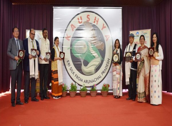 India News | Arunachal: First Lady Neelam Mishra Launches 'Eri Silk' Logo