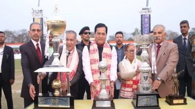 India News | Assam: Union Minister Inaugurates 18th Captain Jintu Gogoi Vir Chakra Memorial Football Tournament in Dibrugarh