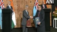 World News | India, Fiji Sign MoU on Visa Exemption for Diplomatic, Official Passport Holders