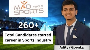 Business News | Mad About Sports Has Launched Careers of 260+ Candidates in the Field of Sports in 2022