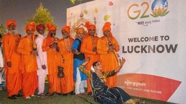 Business News | Yamuna Astakam Presented in Blue Economy G-20 Lucknow with Kathak and Folk - Street Performers