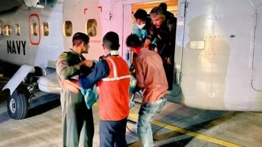 India News | Indian Navy's Dornier Airlifts Youth with Head Injury to Kochi from Lakshadweep
