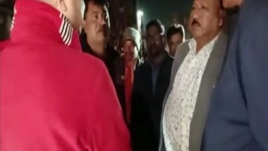 India News | Assam Minister Visits Jorhat Following Massive Fire, Takes Stock of Situation