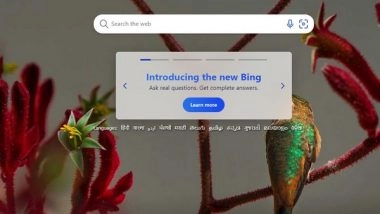Business News | Microsoft Defends New Bing, Says AI Chatbot is Work in Progress