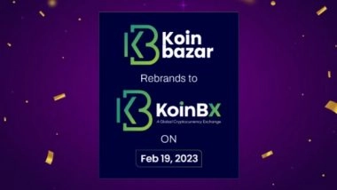 Business News | Global Crypto Exchange Koinbazar Will Soon Be Relaunched as "KoinBX"