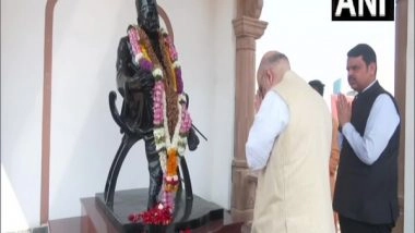India News | Amit Shah Pays Tribute to RSS Founder Keshav Baliram Hedgewar in Nagpur