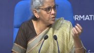 Business News | Sitharaman Says Entire GST Compensation Cess Dues of Rs 16,982 Crore Will Be Cleared