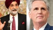 World News | House Speaker Kevin McCarthy Reiterates for Stronger India-US Ties