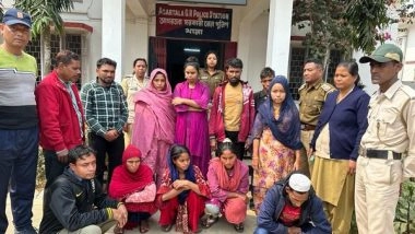 India News | Tripura: 16 Including 12 Foreign Nationals Caught for Illegally Entering India from Bangladesh