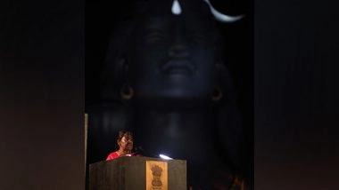 India News | President Graces Mahashivaratri Celebrations at Isha Yoga Center Coimbatore