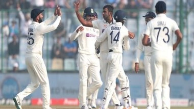 Sports News | IND Vs AUS: India Beat Australia by 6-wicket to Win 2nd Test; Take 2-0 Lead in Series