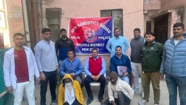 India News | Two Foreign Drug Peddlers Arrested with 123 Gm Amphetamine in Delhi