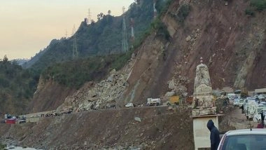 India News | Landslide Damages 13 Houses in J-K's Ramban, Affected Families Shifted