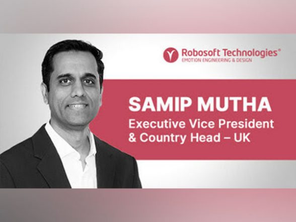 Business News | Samip Mutha Joins Robosoft Technologies as Head of UK Operations from RPG Group - Vimarsana News