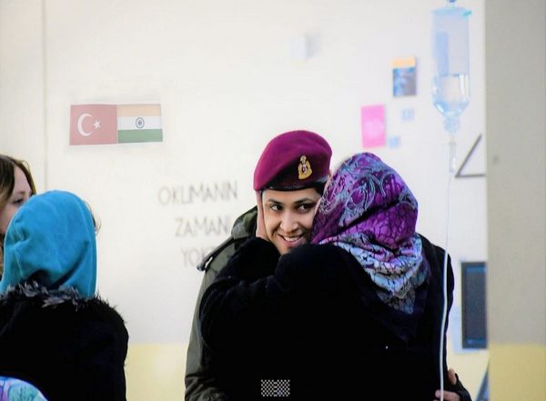 World News | Major Beena Tiwari, Seen Hugging Turkish Woman in Viral Pictures, Recounts Her Experience in Earthquake-hit Country