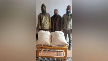 India News | Drug Peddler Arrested in J-K's Kulgam, Contraband Substance Recovered