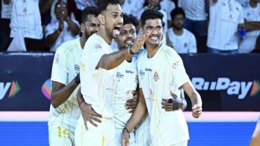 Sports News | PVL: Ahmedabad Defenders Are Top of Table After 5-0 Win over Chennai Blitz