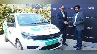 Business News | Tata Motors Signs MoU with Uber to Bring 25k XPRES-T EVs into Premium Category Service