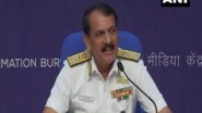 India News | Vice Admiral Dinesh Tripathi to Be New Western Naval Commander