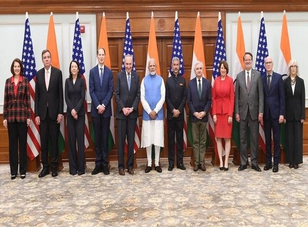 World News | PM Modi Interacts with US Congressional Delegation, Appreciates Strong Bipartisan Support