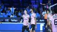 Sports News | PVL: High-Stakes Clash Between Hyderabad Blackhawks, Bengaluru Torpedoes to Close out Hyderabad Leg