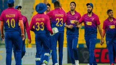Sports News | United Arab Emirates Penalised for Slow Over-rate in 3rd T20I Against Afghanistan