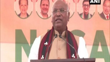 India News | Congress-led Alliance Will Form Govt in 2024, Says Kharge in Nagaland