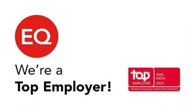 Business News | EQ India Certified as a Global Top Employer by Top Employers Institute
