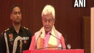 India News | J-K Has Become Champion in Digital Transactions in Country: L-G Manoj Sinha