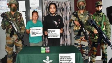 India News | Assam Rifles Recovers Heroin Worth over Rs 25 Lakh in Mizoram's Aizwal, Arrests 1 Myanmar National