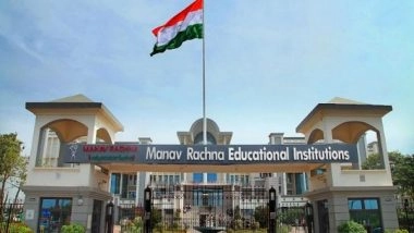 Business News | Manav Rachna International Institute of Research and Studies Becomes the Only Private University in Delhi-NCR to Receive NAAC 'A++' Grade Accreditation