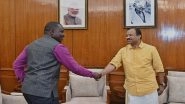 World News | MoS Muraleedharan Meets Zimbabwe's Minister for Energy and Power Development