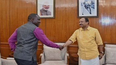 World News | MoS Muraleedharan Meets Zimbabwe's Minister for Energy and Power Development