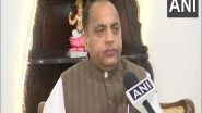 India News | G20 Meeting in Dharamshala, Kangra a Matter of Pride: Former Himachal CM Jairam Thakur