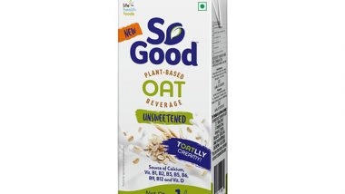 Business News | Life Health Foods Launches So Good OAT Beverage in India in the Plant-based Dairy-free Segment