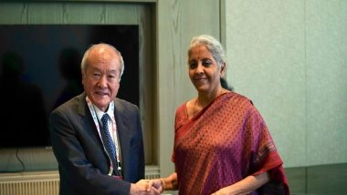 World News | FM Sitharaman Meets Japanese Counterpart Ahead of G20 Finance Ministers and Central Bank Governors Meeting