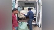 India News | Rajasthan: Driver Removed After Video of Ambulance Transporting Footwear Goes Viral