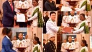 World News | Envoys of Five Nations Present Credentials to President Droupadi Murmu