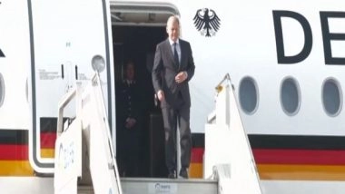 World News | German Chancellor Olaf Scholz Arrives in India for Two-day Visit