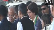 India News | Priyanka Gandhi Arrives in Raipur to Attend Congress' 85th Plenary Session