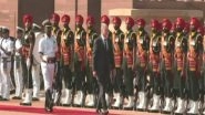 World News | German Chancellor Olaf Scholz Receives Ceremonial Reception at Rashtrapati Bhavan