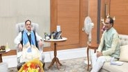 India News | Delhi: MP CM Shivraj Chouhan Meets JP Nadda, Discusses Ongoing Political Activities in State