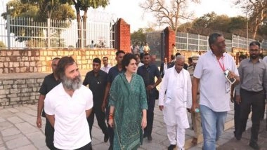 India News | Chhattisgarh: Rahul, Priyanka Gandhi Visit Historical Sites in Sirpur