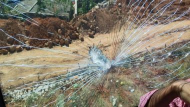 Vande Bharat Express Stone Pelting: Stones Pelted at Mysuru-Chennai Train Again in Karnataka, Glass Panes Damaged (See Pics)